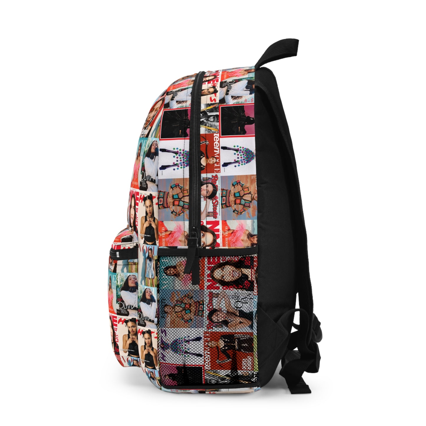 Olivia Rodrigo Magazine Cover Collage Pattern Backpack