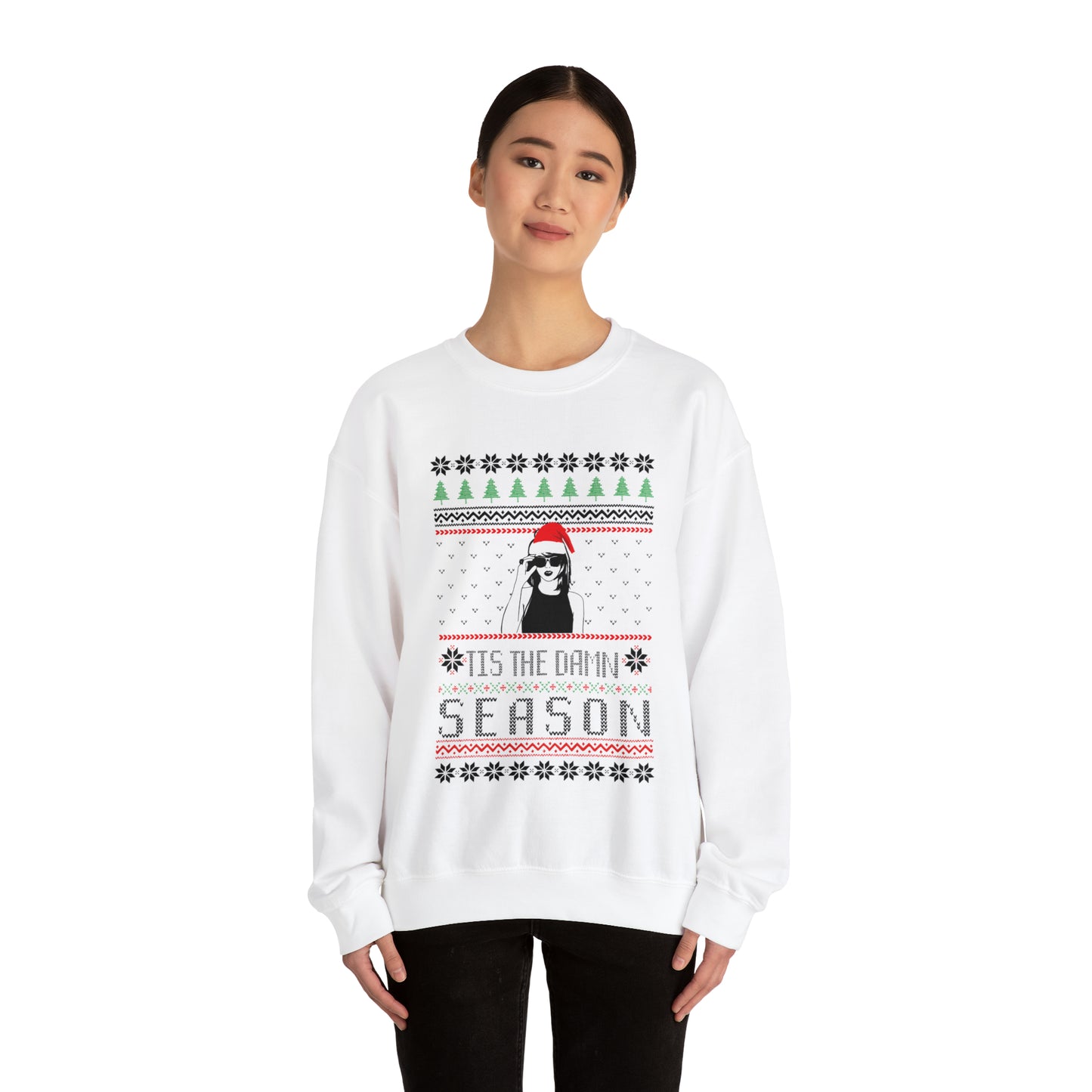 Taylor Swift 'Tis The Damn Season Unisex Heavy Blend Crewneck Sweatshirt