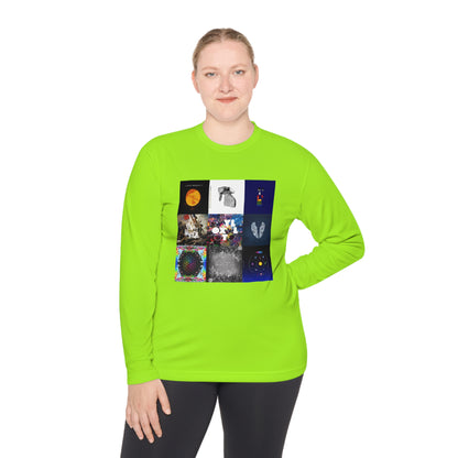 Colplay Album Cover Collage Unisex Lightweight Long Sleeve Tee