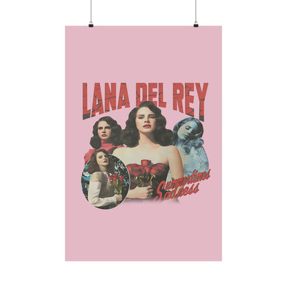 Lana Del Rey Summertime Sadness Matte Poster