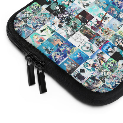 Hatsune Miku Album Cover Collage Laptop Sleeve