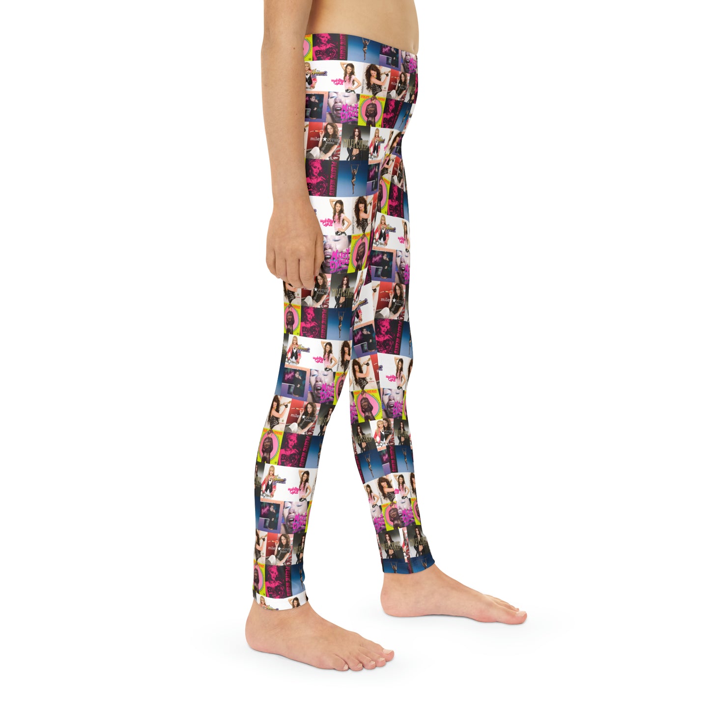 Miley Cyrus Album Cover Collage Youth Leggings