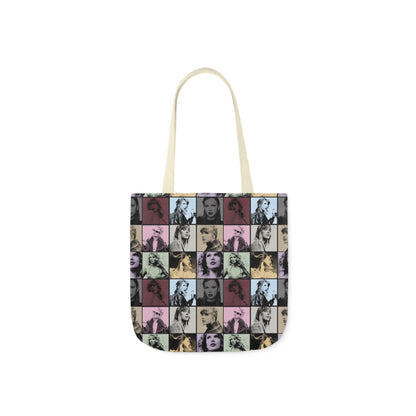 Taylor Swift Eras Collage Polyester Canvas Tote Bag