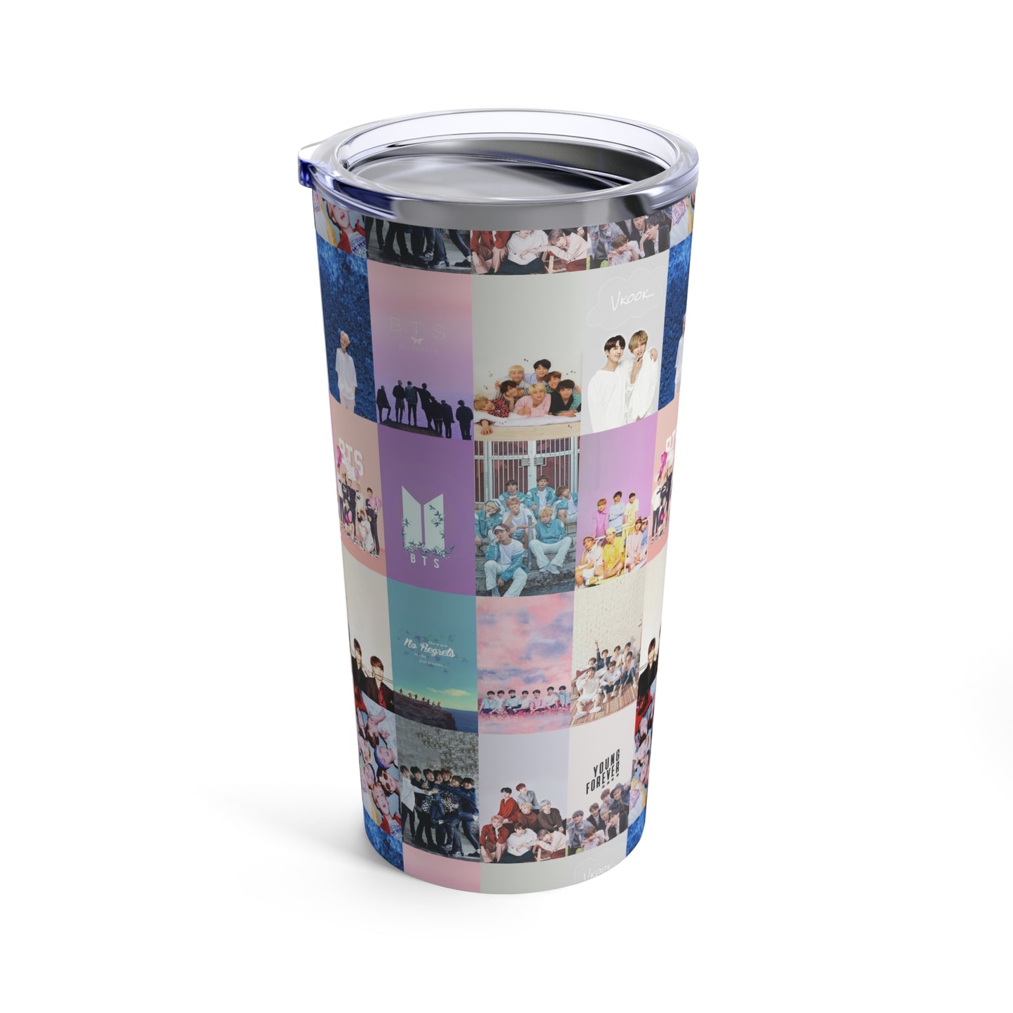 BTS Pastel Aesthetic Collage 20oz Tumbler